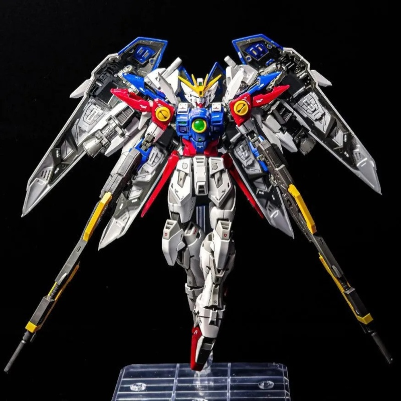 Model Kit Wing Zero - RG Wing Zero 1/144 Mech Assembly