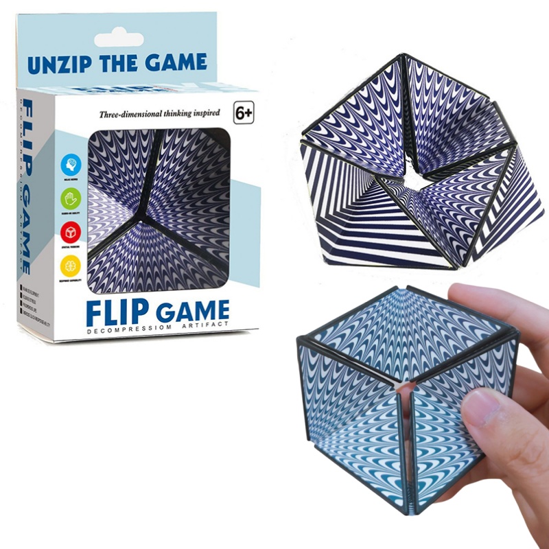 Model Kit Infinite Dimension - Infinite 3D Magic Cube Irregular Flip