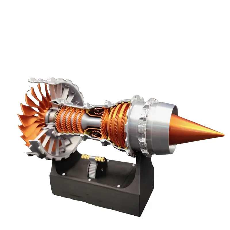 Model Kit Jet Engine - 27CM DIY Turbofan Engine Aviation Model