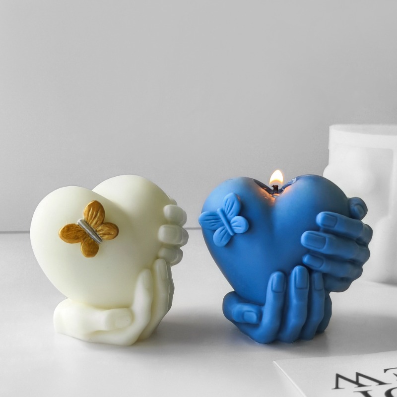 Model Kit Cement - Hand Hold Love Silicone Candle Mold