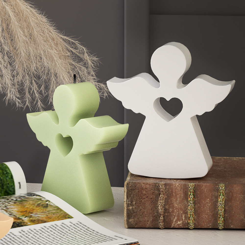 1pc Love Angel Gypsum Mold Can - Model Kit Cement recension och pris