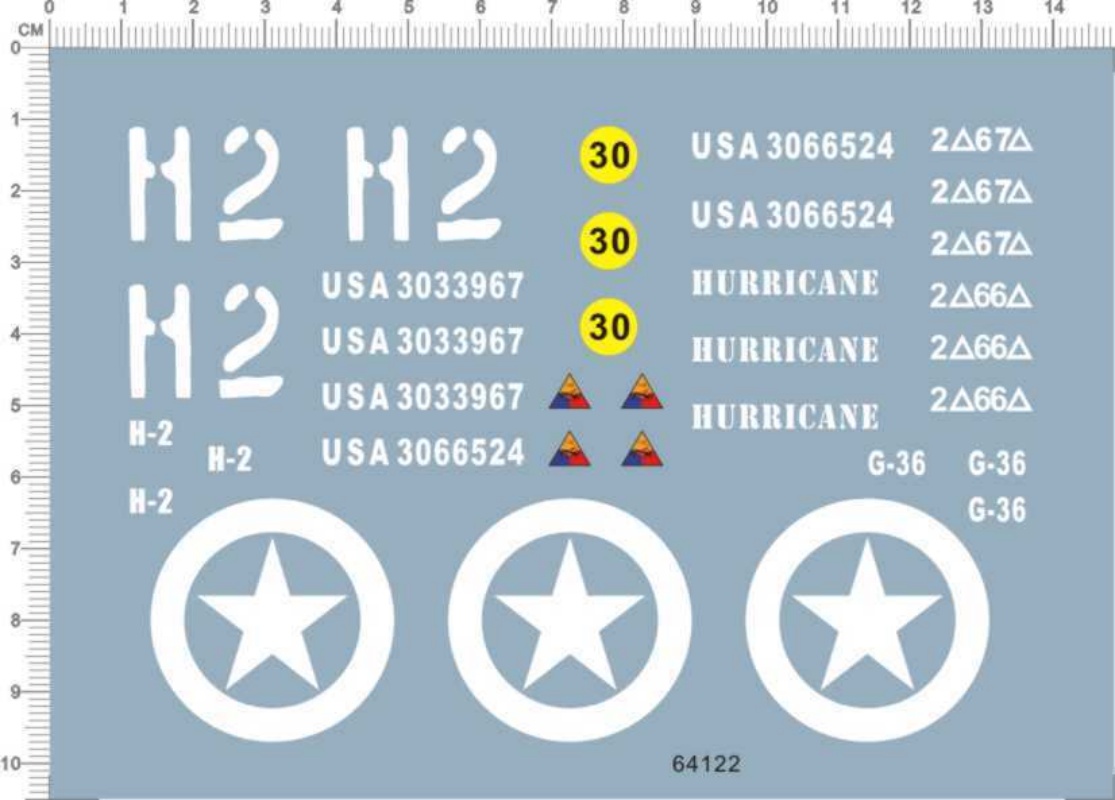 Water Slide Decal for 1/16 1/1 - Model Kit Water Decal recension och pris