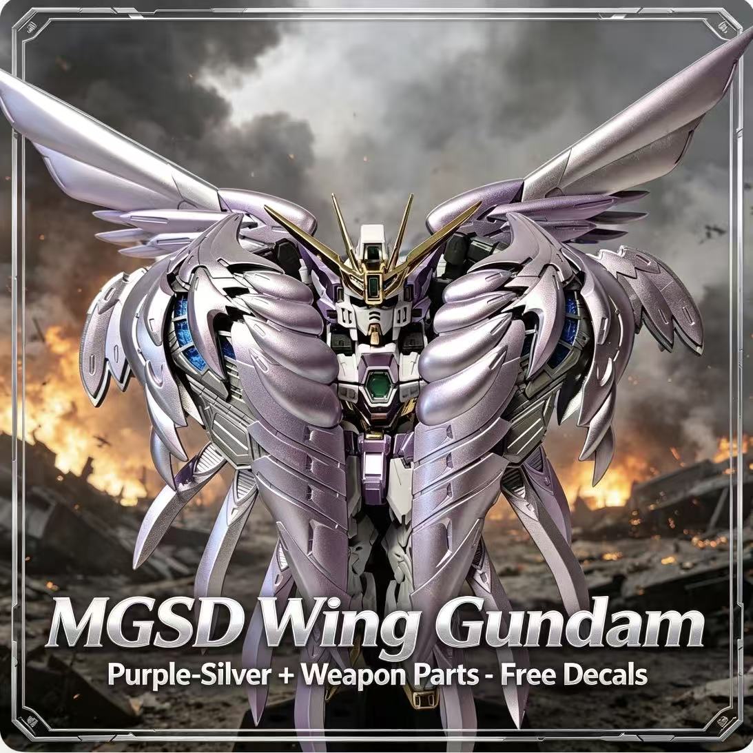 Model Mgsd Wing Purple Silver  - Model Kit Wing Zero recension och pris