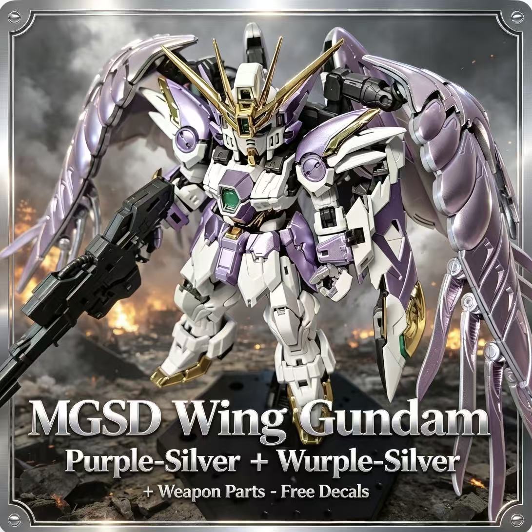 Model Mgsd Wing Purple Silver  - Model Kit Wing Zero recension och pris