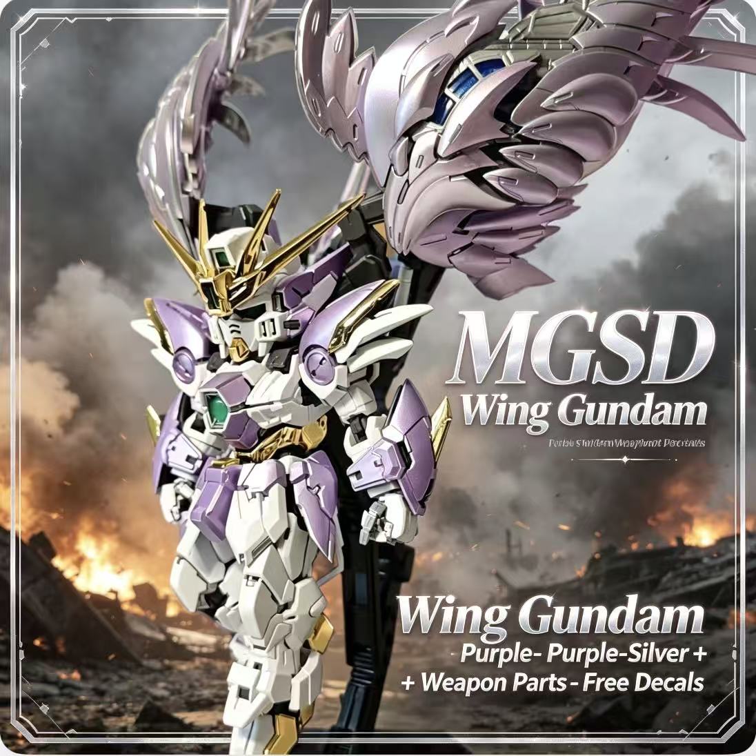 Model Mgsd Wing Purple Silver  - Model Kit Wing Zero recension och pris