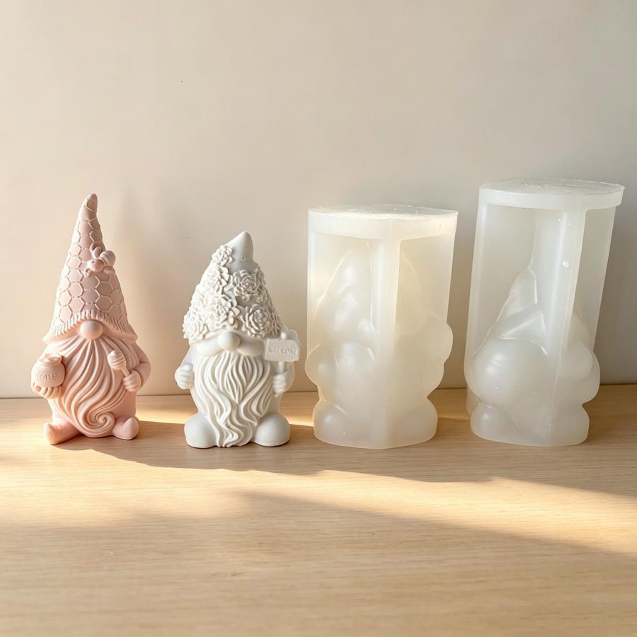 3D Santa Claus Dwarf Silicone  - Model Kit Cement recension och pris