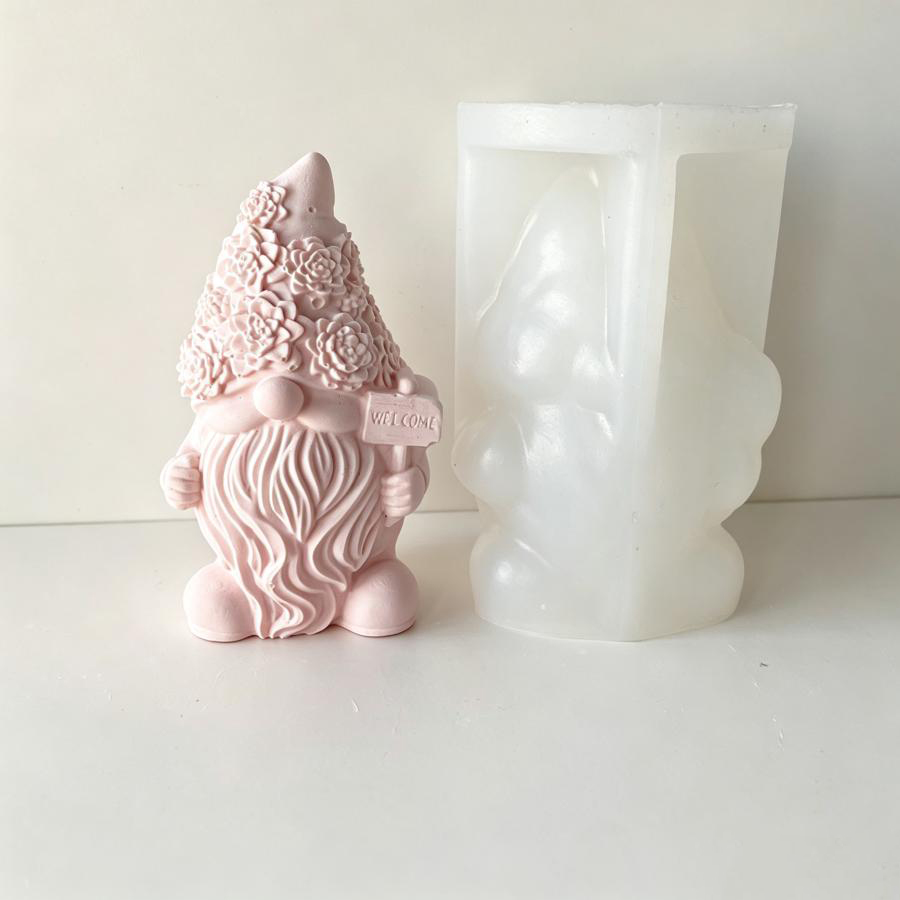 3D Santa Claus Dwarf Silicone  - Model Kit Cement recension och pris