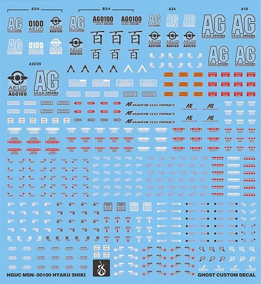 YAN Fluorescent Water Decals f - Model Kit Water Decal recension och pris