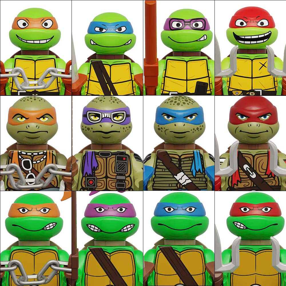 4PCS 8PCS Turtle Movie Ninja M - Model Kit Ninja recension och pris