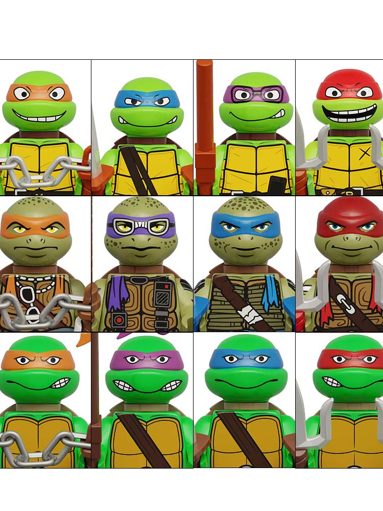 4PCS 8PCS Turtle Movie Ninja M - Model Kit Ninja recension och pris