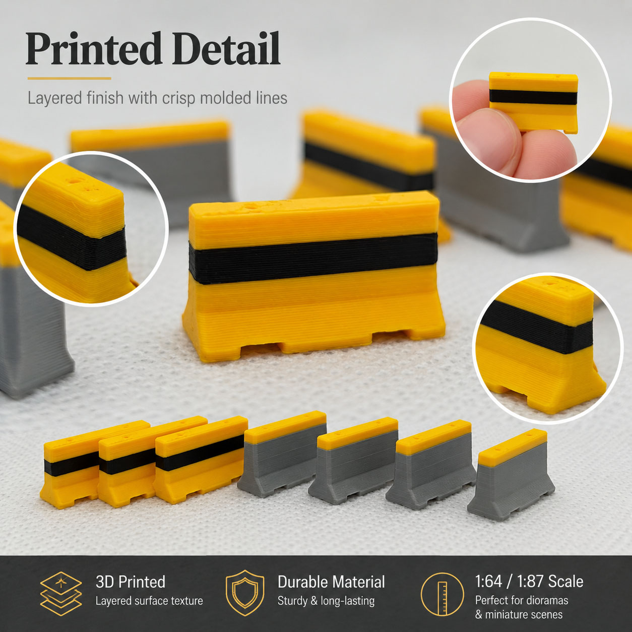1:64 1:87 Mini Cement Road Bar - Model Kit Cement recension och pris