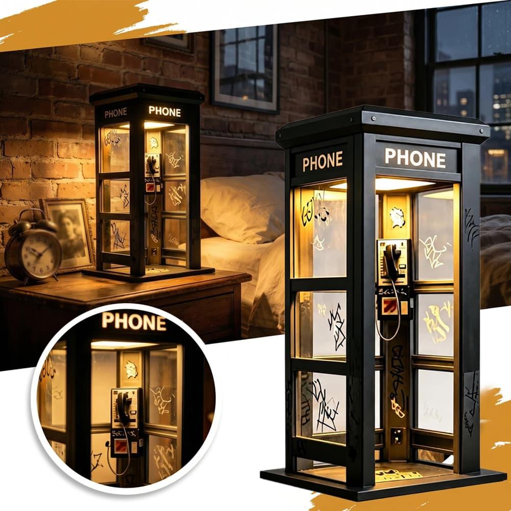 Retro Graffiti Phone Booth Tab - Model Kit Led recension och pris