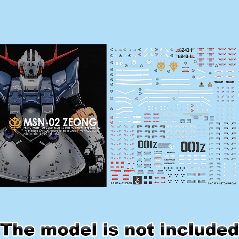 Model Decals for RG 1/144 MSN- - Model Kit Water Decal recension och pris