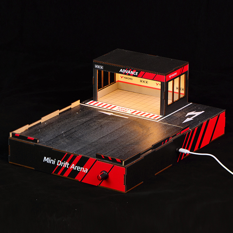 1:64 Scale DIY Drift Track Dio - Model Kit Led recension och pris