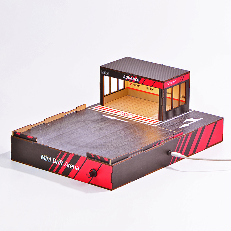 1:64 Scale DIY Drift Track Dio - Model Kit Led recension och pris