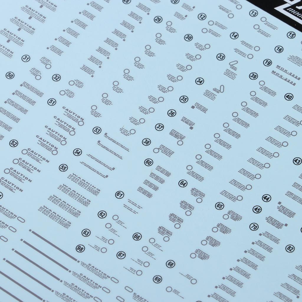 Waterslide Paper Model Sticker - Model Kit Water Decal recension och pris