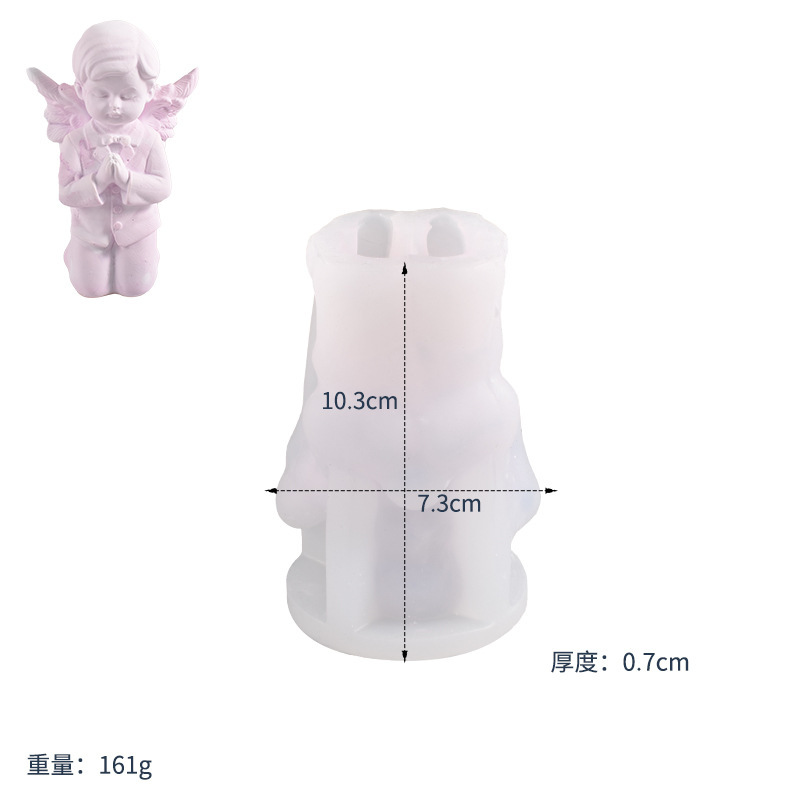 Rose Angel Candle Silicone Mol - Model Kit Cement recension och pris