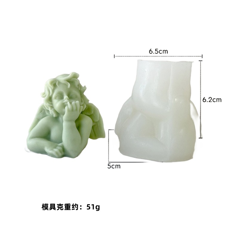 Rose Angel Candle Silicone Mol - Model Kit Cement recension och pris