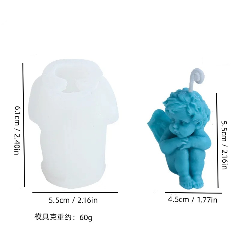 Rose Angel Candle Silicone Mol - Model Kit Cement recension och pris