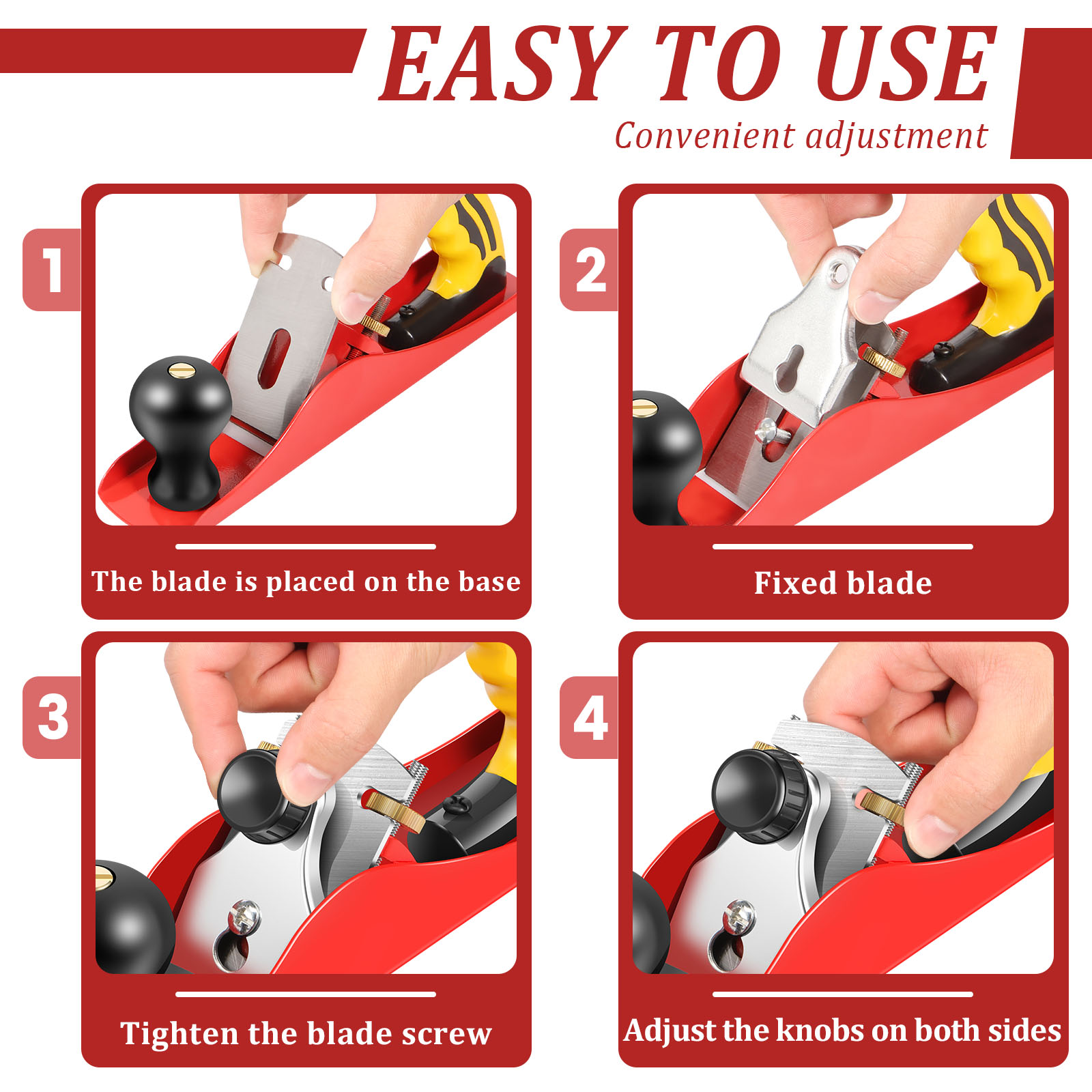 Wood Hand Planer Set Hand Tool - Model Kit Cutter recension och pris