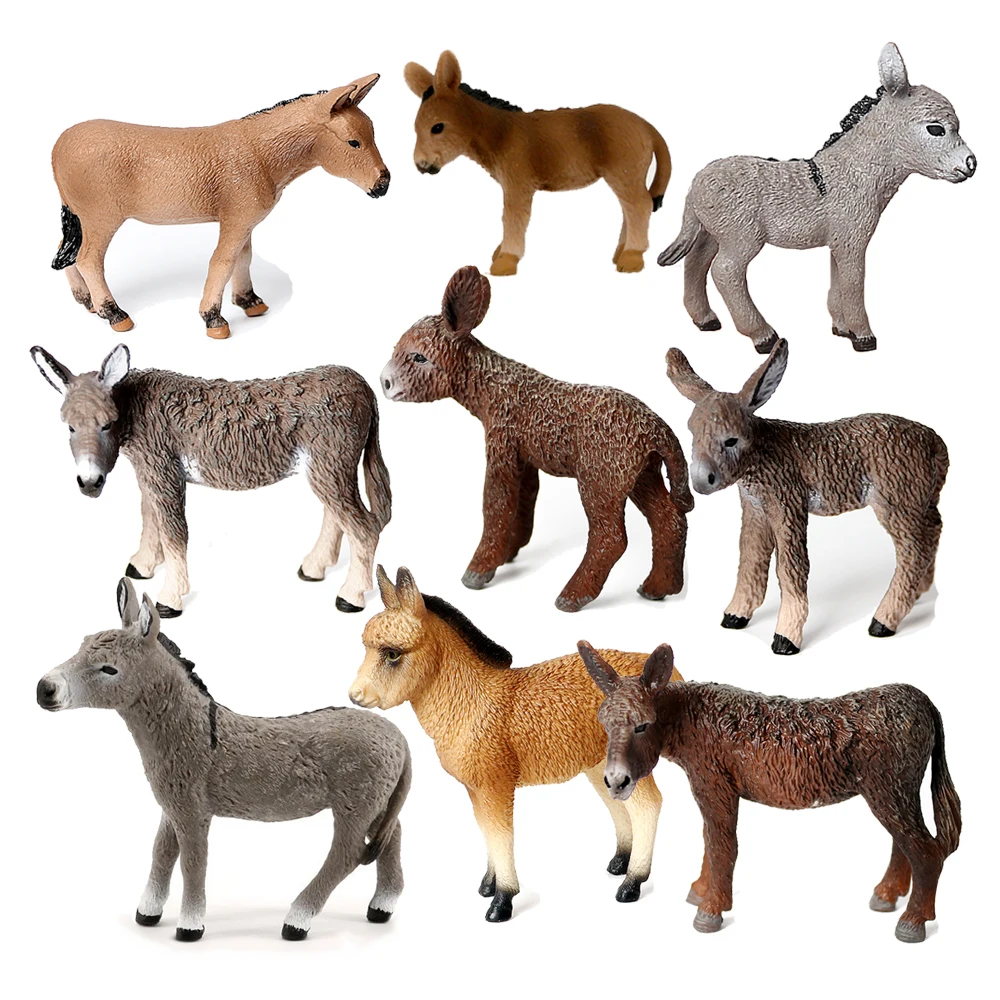 Donkey Model Toy Animals Figur - Model Kit Horse recension och pris