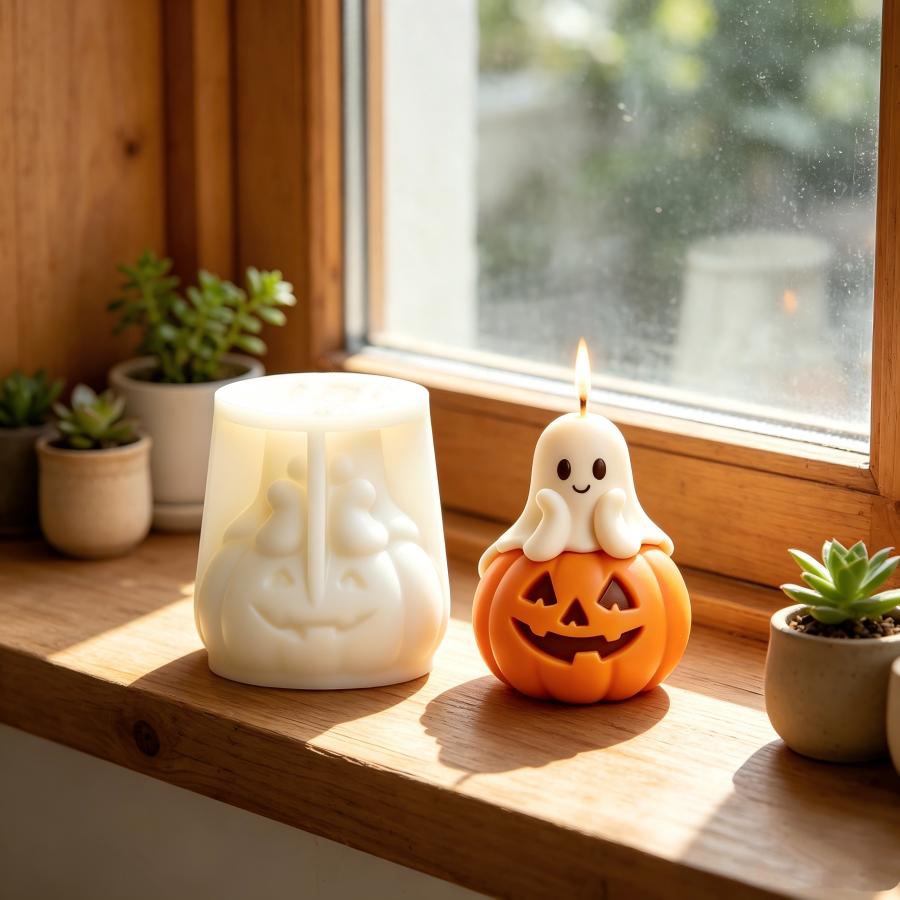 Smiling Pumpkin Ghost Silicone - Model Kit Cement recension och pris