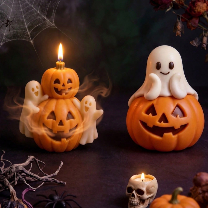 Smiling Pumpkin Ghost Silicone - Model Kit Cement recension och pris