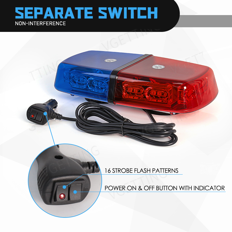 Car Roof Top Strobe Lights 36  - Model Kit Led recension och pris