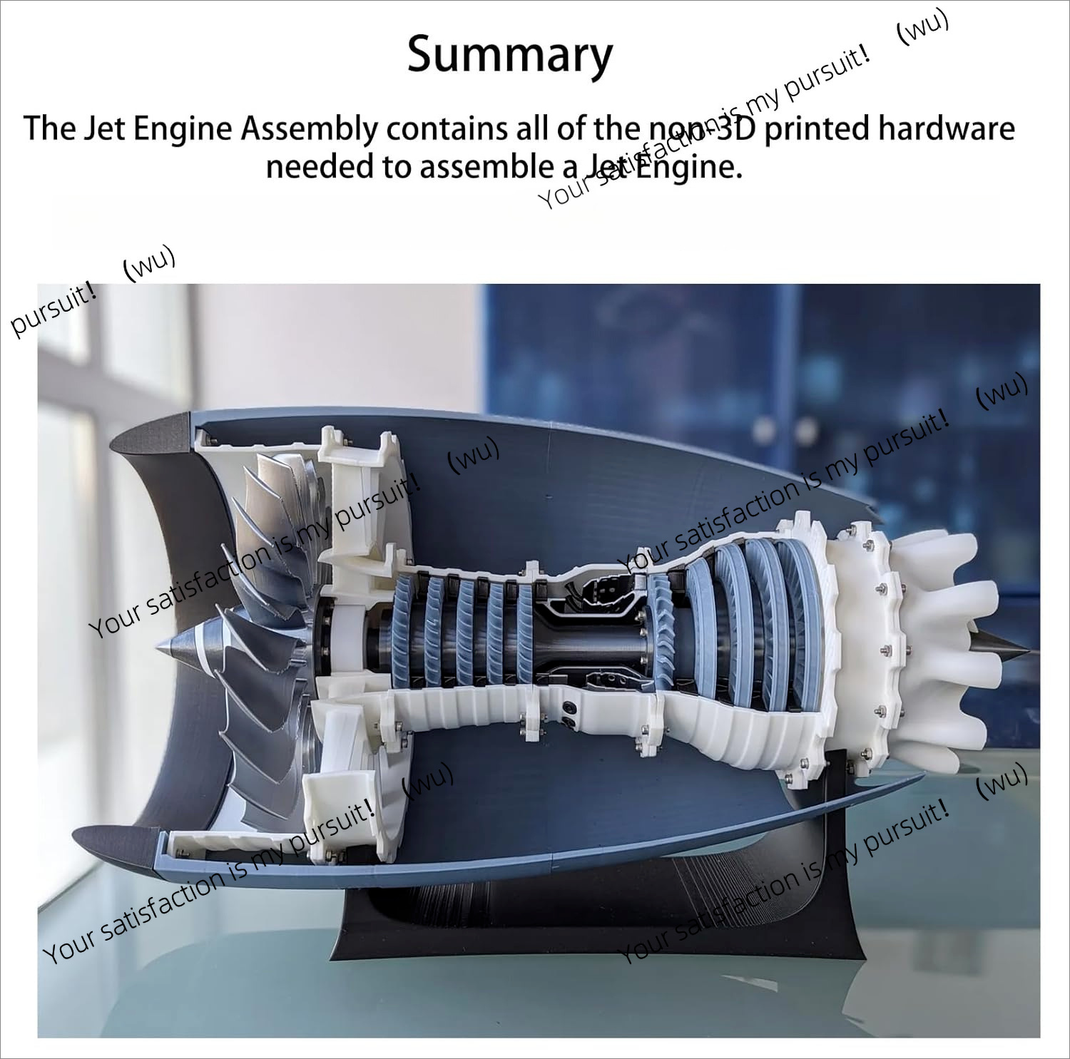 For Bambu Lab Makerworld MH006 - Model Kit Jet Engine recension och pris