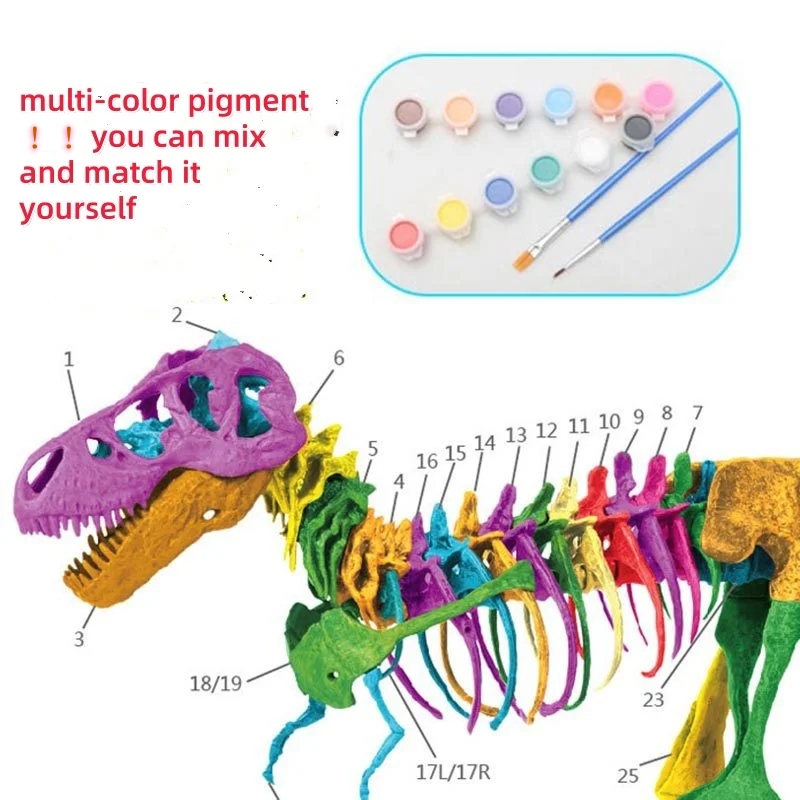 Large DIY Dinosaur Skeleton To - Model Kit Jurassic Park recension och pris