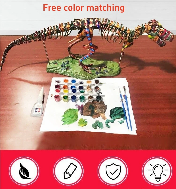Large DIY Dinosaur Skeleton To - Model Kit Jurassic Park recension och pris