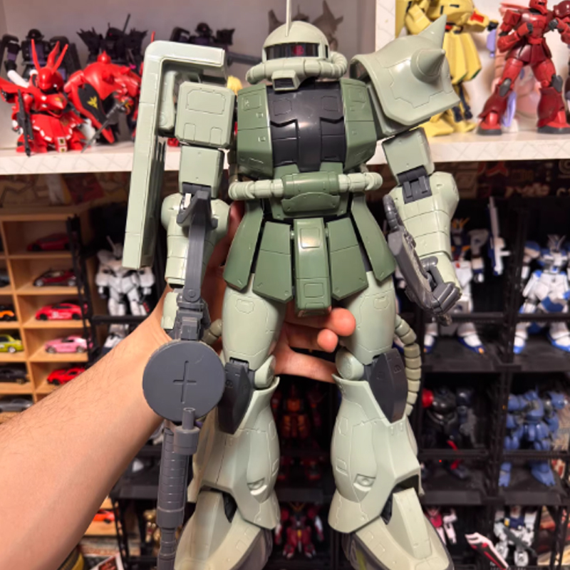 Hot 1/48 MEGA Zaku II Assembly - Model Kit Water Decal recension och pris