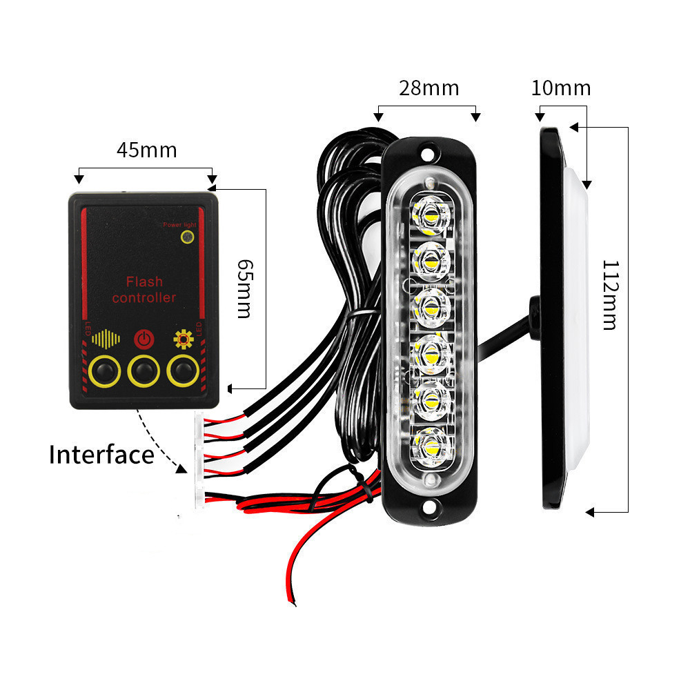 Car Front Grille Lighting 12V  - Model Kit Led recension och pris