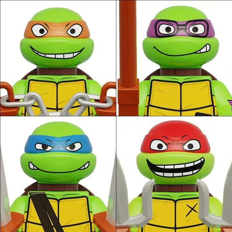 4PCS 8PCS Turtle Movie Ninja M - Model Kit Ninja recension och pris