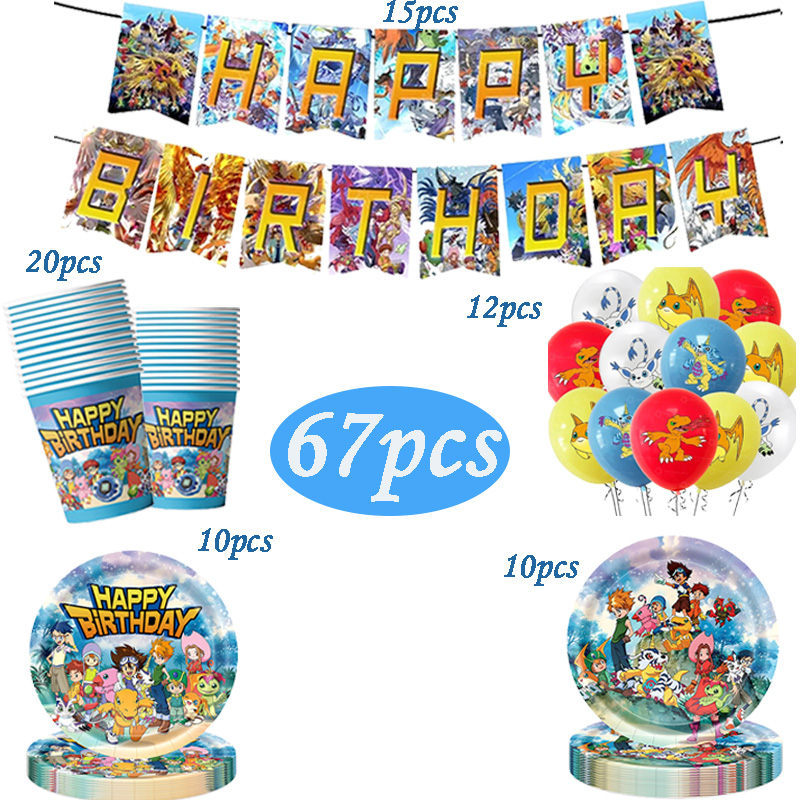 Digimon Themed Birthday Party  - Model Kit Digimon recension och pris