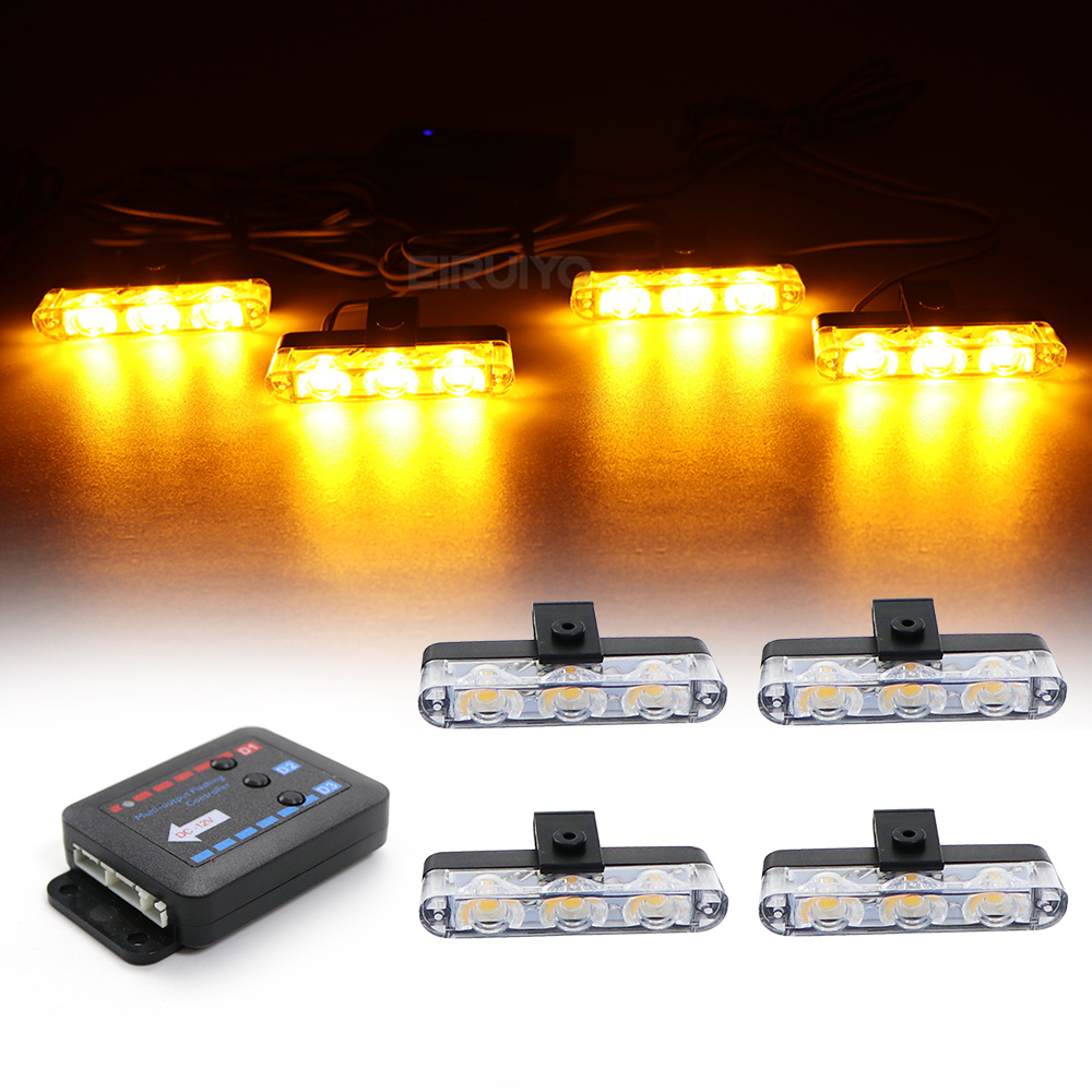 4x 3 LED Grill Car LED Strobe  - Model Kit Led recension och pris