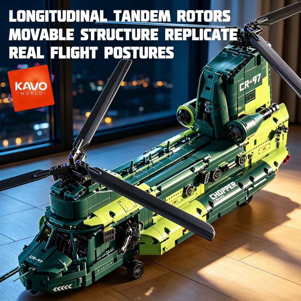 KAVOWORLD 1826pcs 32inch Heavy - Model Kit In Era recension och pris
