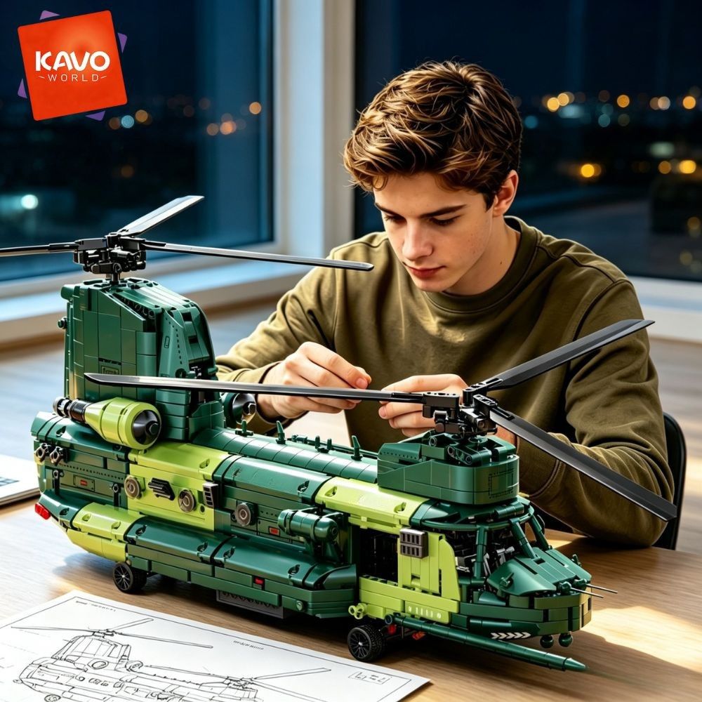 KAVOWORLD 1826pcs 32inch Heavy - Model Kit In Era recension och pris